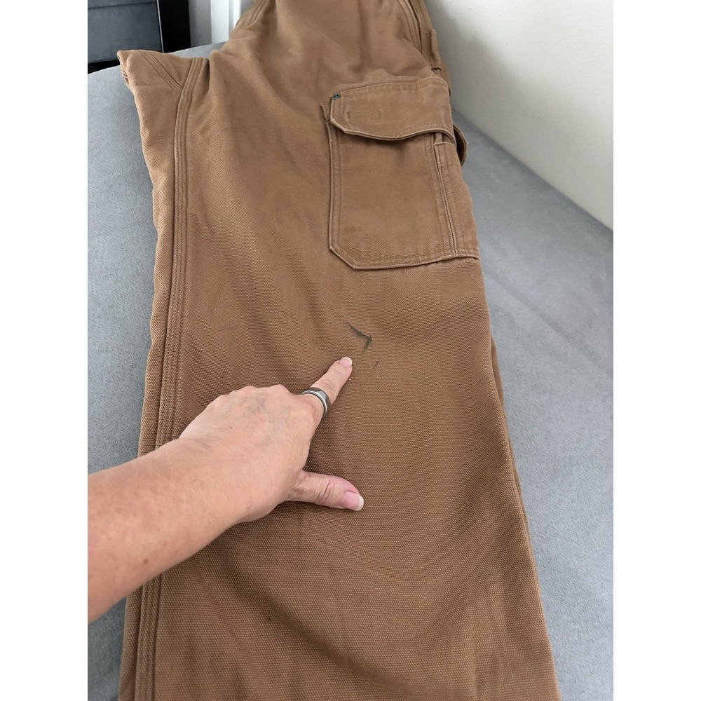 Duluth Trading Mens Fire Hose Fleece-Lined Relaxed Fit Pants 36 X 31 Warm Work - Picture 7 of 15